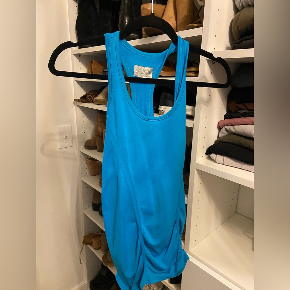 Blue workout tank- size XS